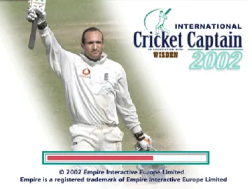 International Cricket Captain 2002 (EU) screen shot title